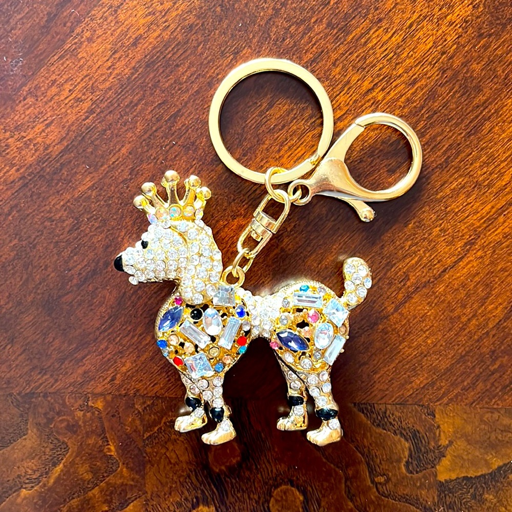 Fancy dog keychain